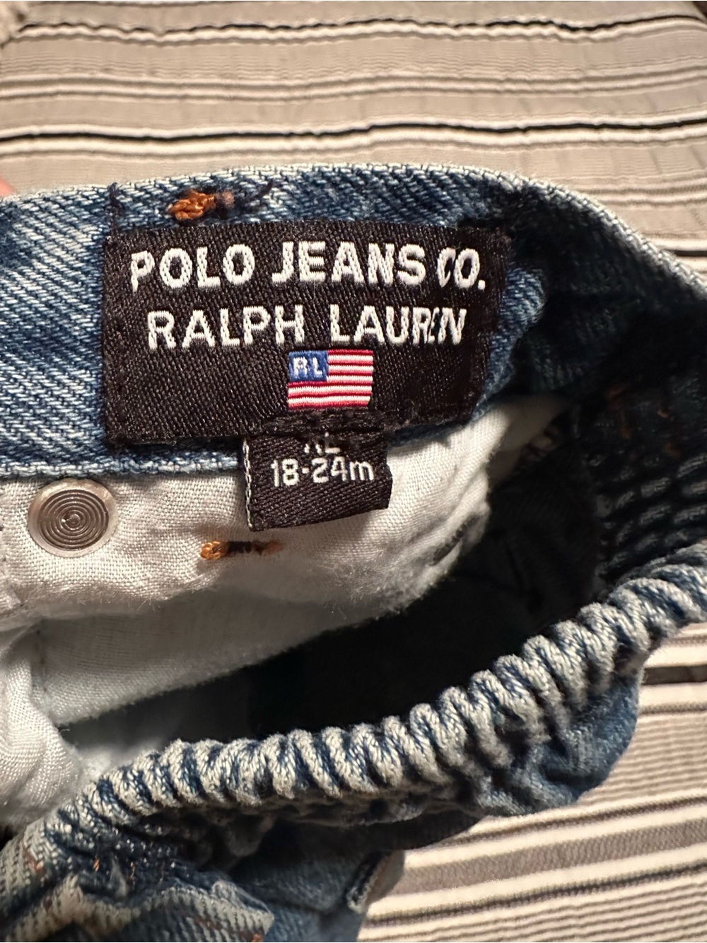 Vintage Baby Polo Ralph Lauren Denim-Excellent Condition Size 18-24M